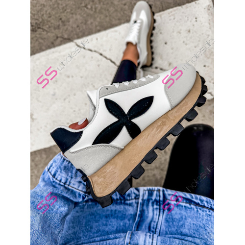 Dámske tenisky so strieborným doplnkom JILIAN-