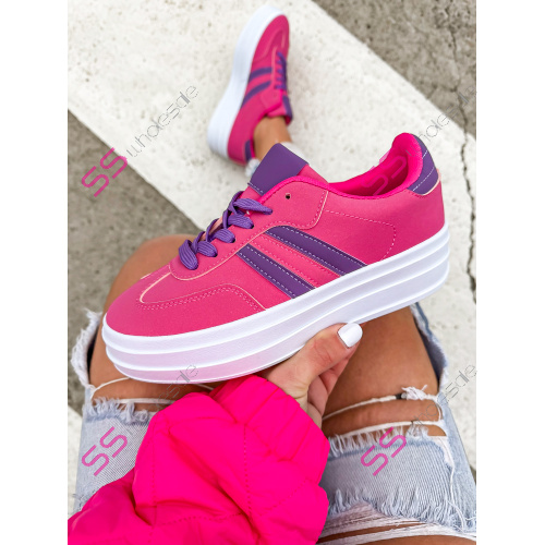 Fuksiové platformové tenisky ARUNI-