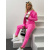 Neon pink mom fit rifle s vysokým pásom