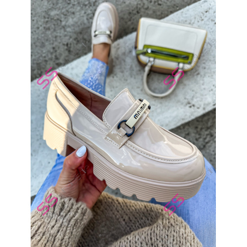 Lakované mokasíny MAGDALENA-