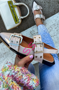 Sandále so striebornými ozdobami GEMINI-