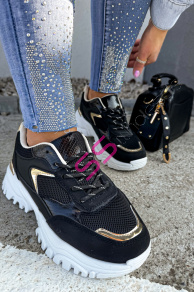 Čierne dámske tenisky MANARA+