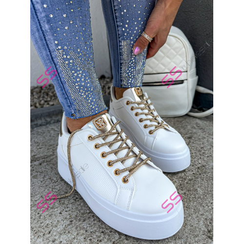 Platformové tenisky zdobené kamienkami VALERIE-