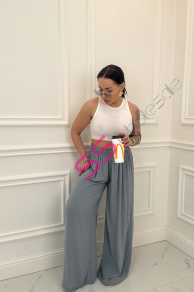 Palazzo nohavice s gumeným pásom NOWUM