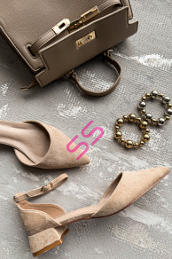 Béžové sandále MILUNA