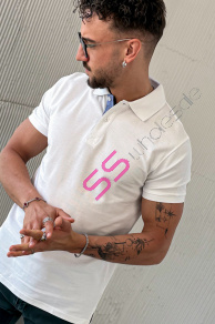 Biele pánske polotričko