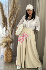 Elegantné wide-leg nohavice NELMA