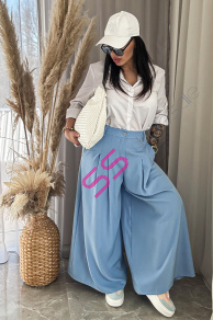 Elegantné wide-leg nohavice NELMA