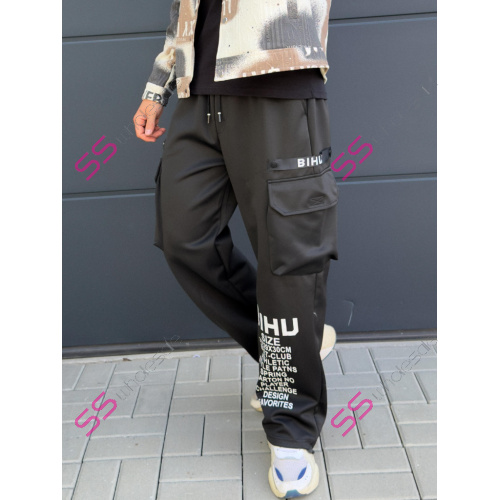 Športové cargo nohavice s gumeným pásom