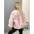 Prechodný baby pink bomber bunda s vypchávkami AUREA