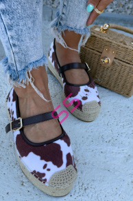 Vzorované sandále v štýle espadrille MAPIYA-