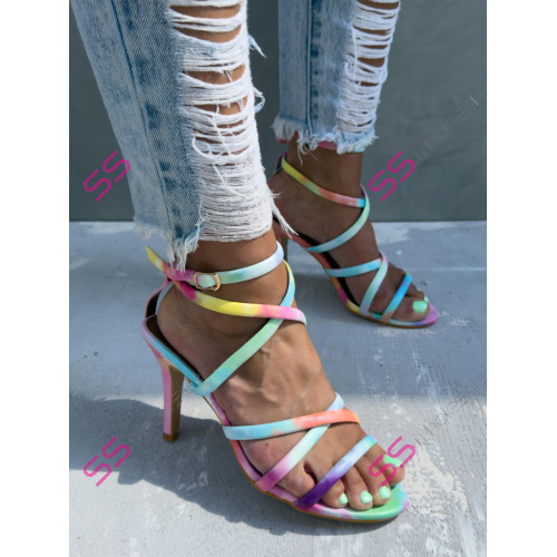 Pestrofarebné dámske sandále BIRDIE-