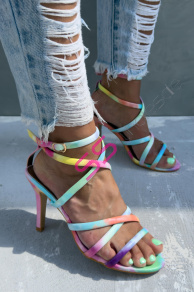 Pestrofarebné dámske sandále BIRDIE