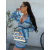 Vyšívané bikiny s plážovou tunikou SELENA