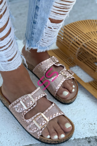 Šľapky zdobené kamienkami ANGELA-