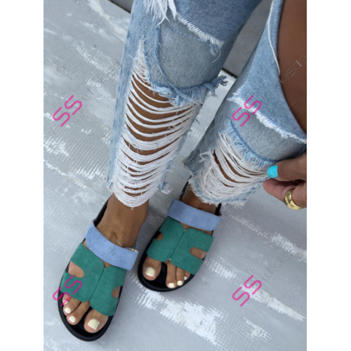 Dámske semišové šľapky MARTHA-