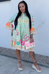 Vzorované šaty v boho štýle MARINA