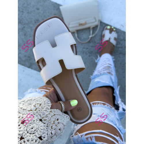 Béžové dámske šľapky MEREDITH-