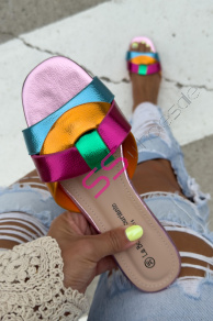 Farebné dámske šľapky EMELDA