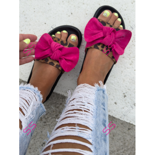 Dámske šľapky s mašľou CARIMA-