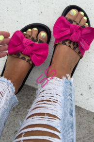 Dámske šľapky s mašľou CARIMA-