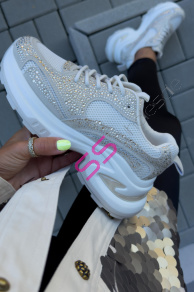 Platformové tenisky zdobené kamienkami AMARA