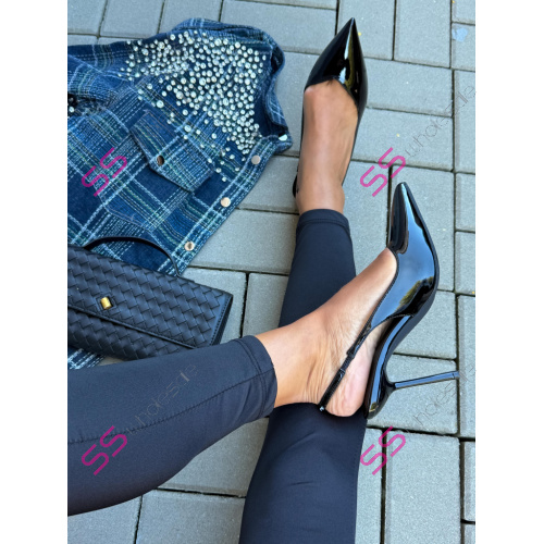 Čierne sandále CARMINE