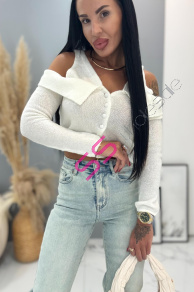 Pletený crop top JANNE