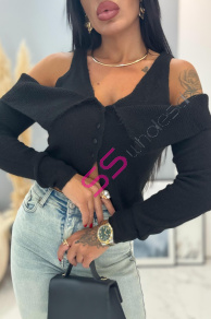 Pletený crop top JANNE