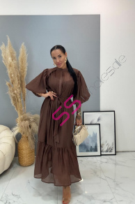 Lyocellové šaty s opaskom BERENICE