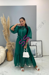 Lyocellové šaty s opaskom BERENICE