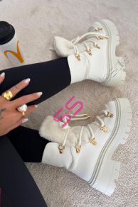 Členkové šnúrovacie čižmy ANAYA-