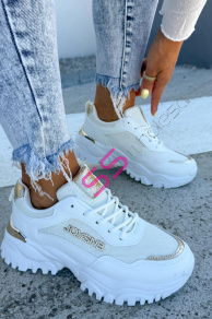 Platformové tenisky so zlatými detailmi OLYMPIA