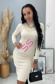 Vrúbkované rolákové šaty MANCY+