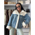 Prémium extravagantná denim bunda LELITA+