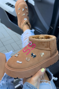 Dámske snehule s ozdobami KALEB+