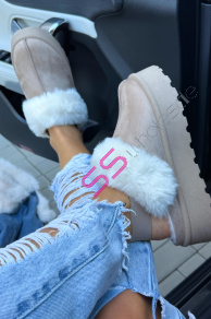 Teplé semišové papuče LETTYNA-