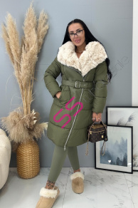 Zimná bunda s kožušinkou a kapucňou BURMA+