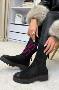 Členkové semišové čižmy FRINA