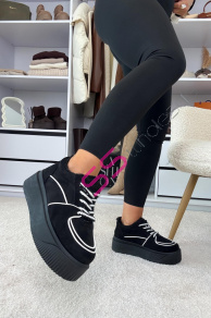 Platformové semišové dámske tenisky HALYNA