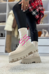 Lakované členkové čižmy PANKA II-