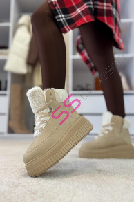 Zateplené platformové členkové tenisky SADIA