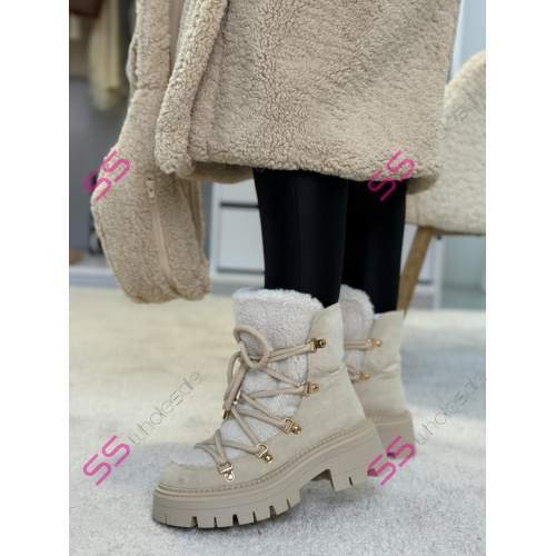 Členkové šnúrovacie čižmy ANAYA-