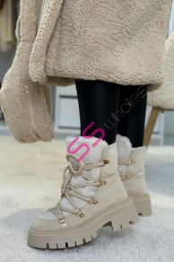 Členkové šnúrovacie čižmy ANAYA+