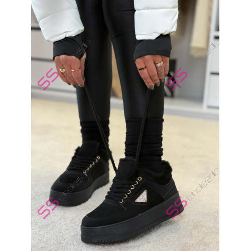 Platformové teddy tenisky KLARYSA-