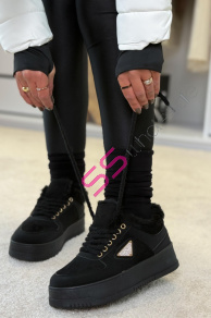 Platformové teddy tenisky KLARYSA-