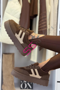 Platformové teddy tenisky SATINA