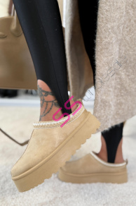 Teplé semišové topánky ZYVA+