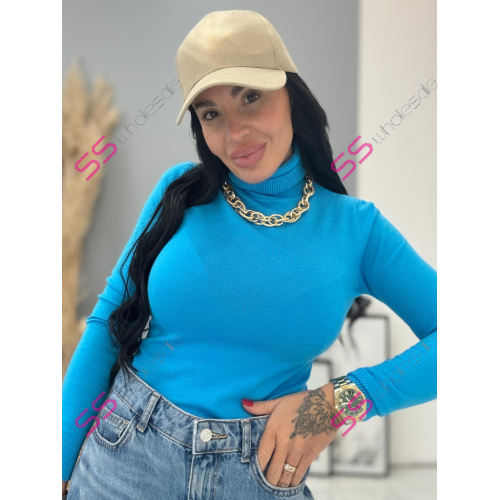 Rolákový basic pulóver JASNIRA