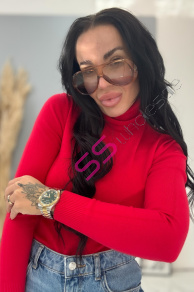 Rolákový basic pulóver JASNIRA